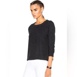 James Perse Scoop Neck Knit Sweater • Gray • Size 1 (S)